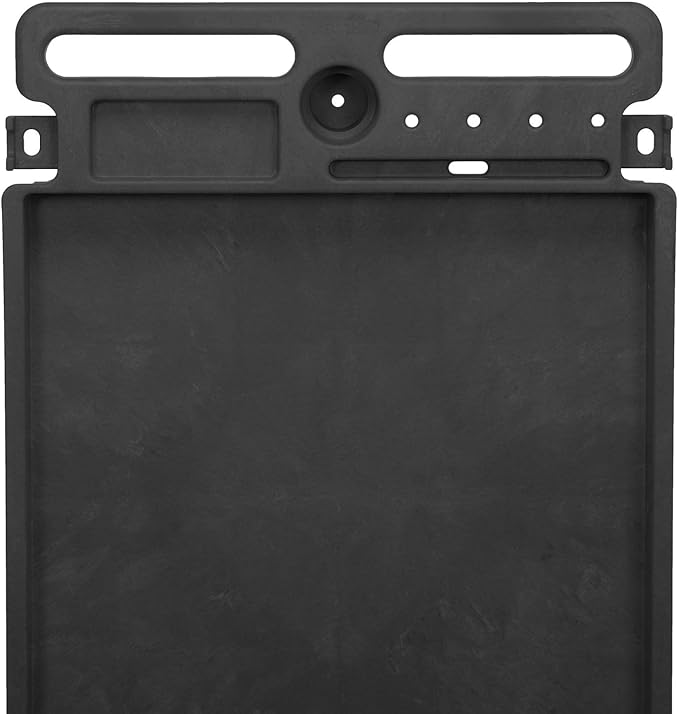 Global Industrial Industrial Service & Utility Cart, Plastic 2 Tray Black Shelf - Image 4