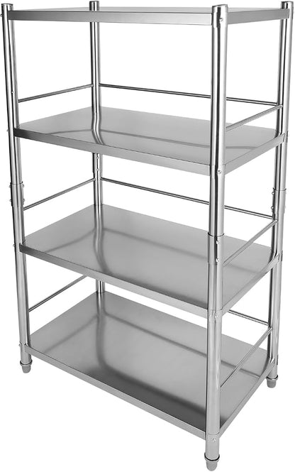 Storage Shelves, 4-Tier Wire Storage Shelves by LKOEWQZAMX