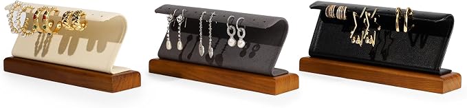 Solid Wood Jewelry Earrings Display Stand Small Jewelry Display - Image 2