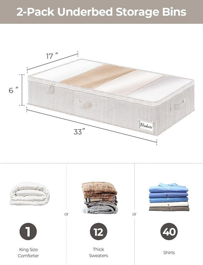 StorageWorks Large Under Bed Storage Containers - Image 3