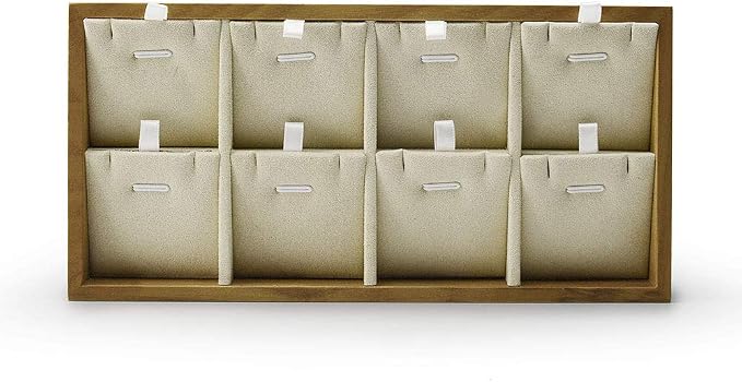 Oirlv Solid Wood Jewelry Organizer Tray Pendant Necklace Storage by Oirlv