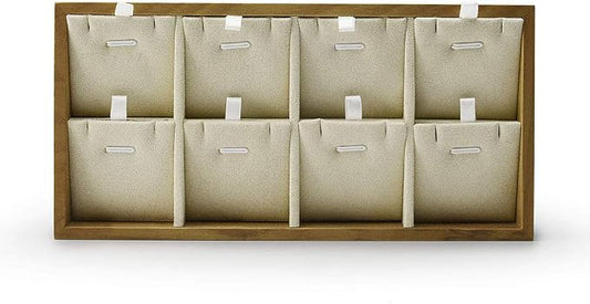 Oirlv Solid Wood Jewelry Organizer Tray Pendant Necklace Storage by Oirlv