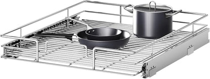 Pull Out Cabinet Organizer 22½" W x 21½" D, Heavy Duty Cabinet Pull Out Shelves by Unknown