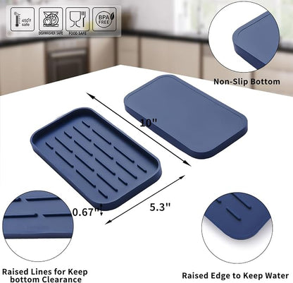 Silicone Kitchen Sink Organizer Tray - Image 2