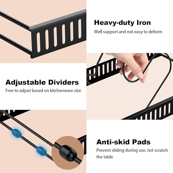 Housolution Pot and Pan Organizer Rack - Image 3