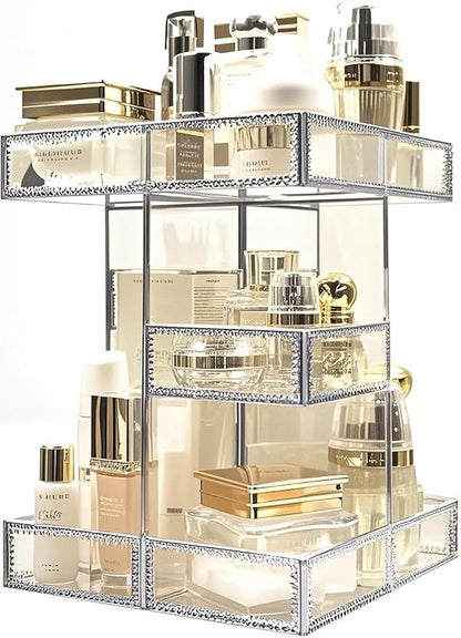 Hersoo 360 Degree Rotation Cosmetic Organizer -Premium Makeup Storage - Image 4