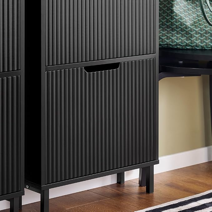 SoBuy Shoe Cabinet, Narrow Shoe Storage Organizer - Image 4