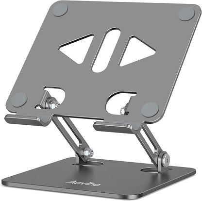 Adjustable Tablet Stand Holder for Desk, Desktop Tablet Holder, Foldable by Aoviho