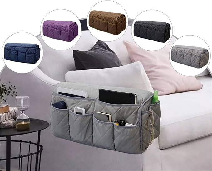 Black Sofa Armrest Organizer - Image 6