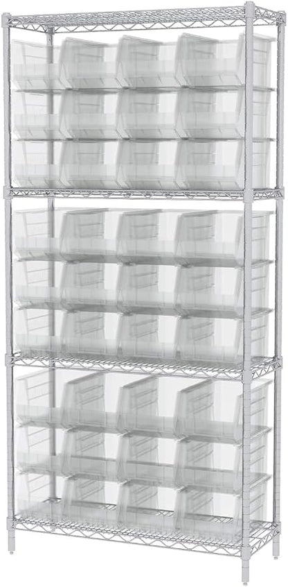 Akro-Mils 30240 AkroBins Plastic Storage Bins, Space-Saving Stackable Bins - Image 10