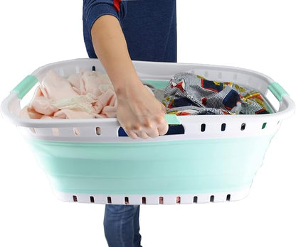 SAMMART 44L Collapsible Plastic Laundry Basket - Image 7