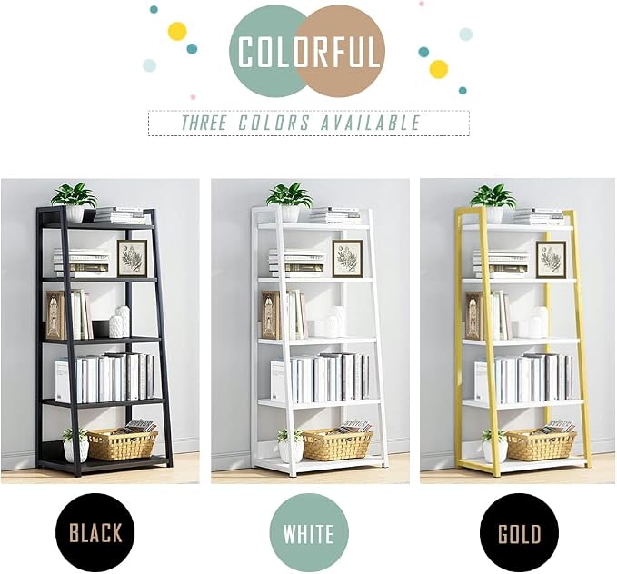 IOTXY 5 Tier Open Bookshelf - Image 3