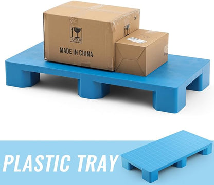 2 Pcs Plastic Pallet for Basement Storage Easy Stack Lightweight Floor Pallet - Image 4