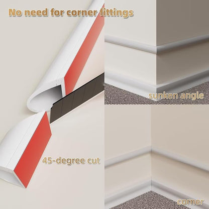 39" Side Open Cord Hider for Wall Mounted Tv, Extension Cable Cover to Hide - Image 8