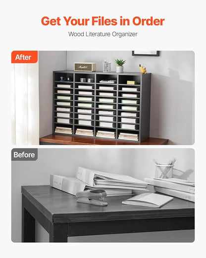 VEVOR Literature Organizer, 36 Compartments Office Mailbox - Image 4
