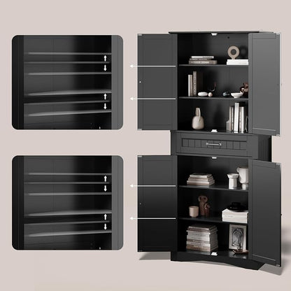 Gizoon 71'' Kitchen Pantry Storage Cabinet, Freestanding Pantry Organizers and - Image 6