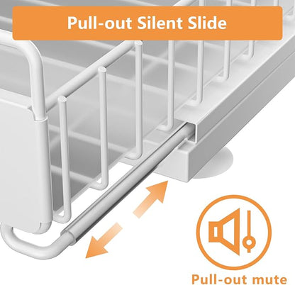 Under Sink Organizer, 2 Packs Under Sink Organizers and Storage, Slide Out Pull - Image 3