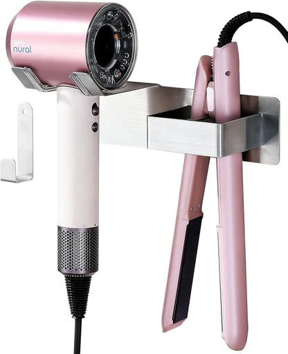 Hair Dryer and Straightener Holder, Upgraded Hair Straightener Holder by PTALSEAW-PortableDryerHolder