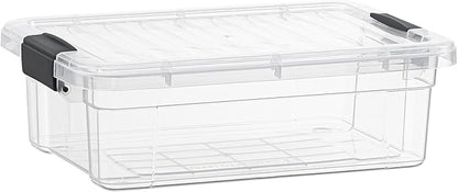 Superio 7.4 Quart Clear Plastic Storage Bin by Superio