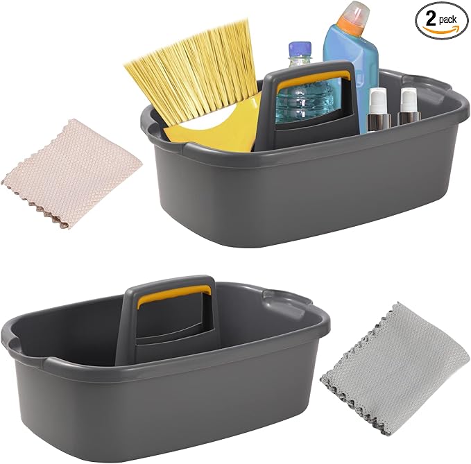 Cleaning Supplies Caddy Organizer by Whalegend