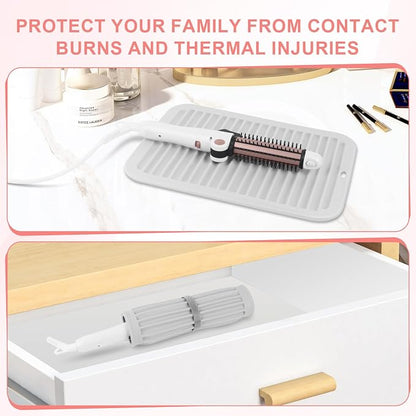 Large Silicone Heat Resistant Mat, Professional Hot Hair Tools Mat - Image 5