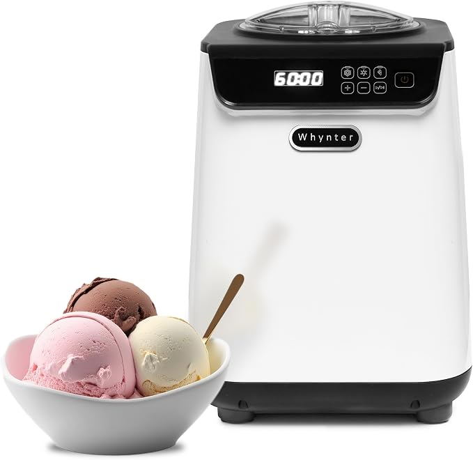 Whynter Ice Cream Maker Machine Automatic 1.28 Qt Upright by Whynter