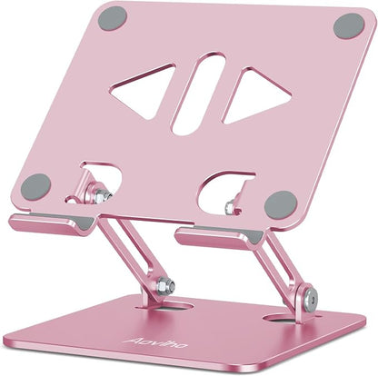 Tablet Stand Holder for Desk, Adjustable Desktop Tablet Holder, Foldable by Aoviho