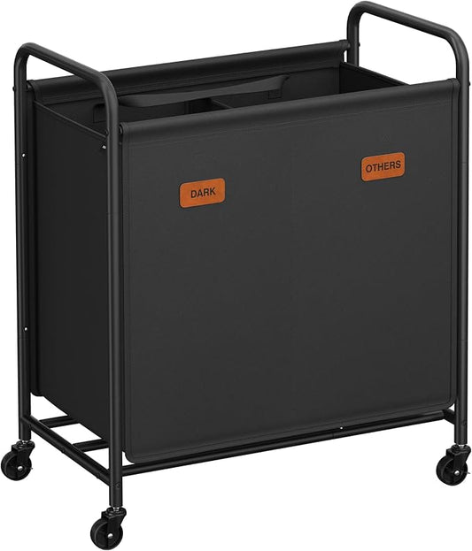 SONGMICS 2-Section Laundry Sorter, Laundry Hamper by SONGMICSbySONGMICSHOME