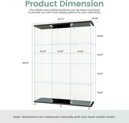 Beauty4U Glass Display Cabinet - Image 2