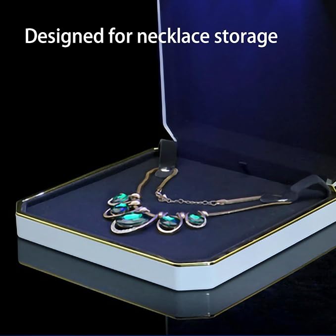 HSLFUAI Necklace Organizer Box - Image 3