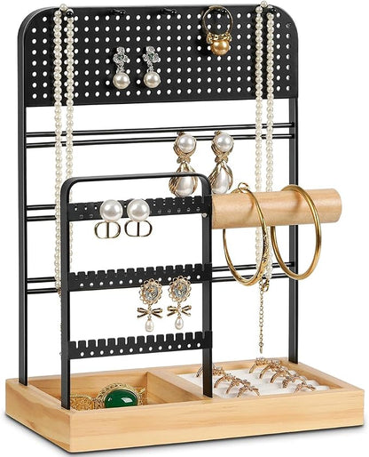 QILICHZ 5-Tier Jewelry Holder, Jewelry Organizer Stand by QILICHZ
