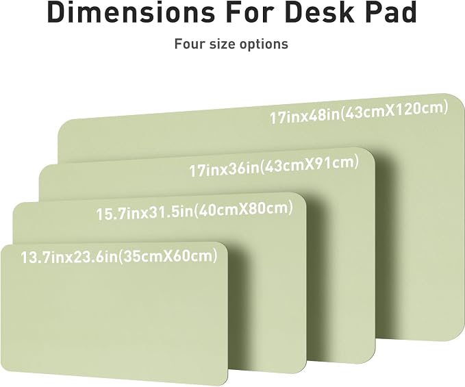 Aothia Leather Desk Pad Protector, Office Mat, Large Mouse Pad, Non-Slip PU - Image 7