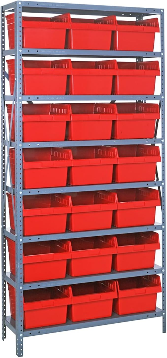 Quantum Storage Systems 1875-SB810RD Solid Heavy Duty 8 Shelves 21 STORE-MAX by QuantumStorageSystems