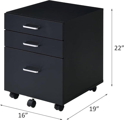 File Cabinet, 3 Drawers Filing Cabinet - Image 3