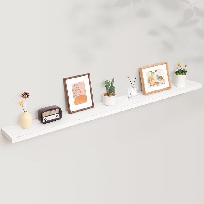 Rustic Elm Wood Floating Shelves - Image 7