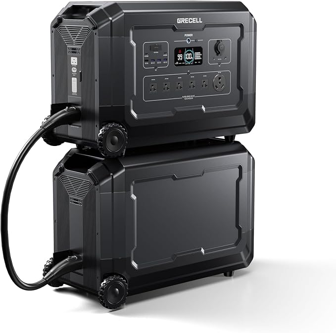 GRECELL Portable Power Station 4000W by GRECELLPOWERSTATION