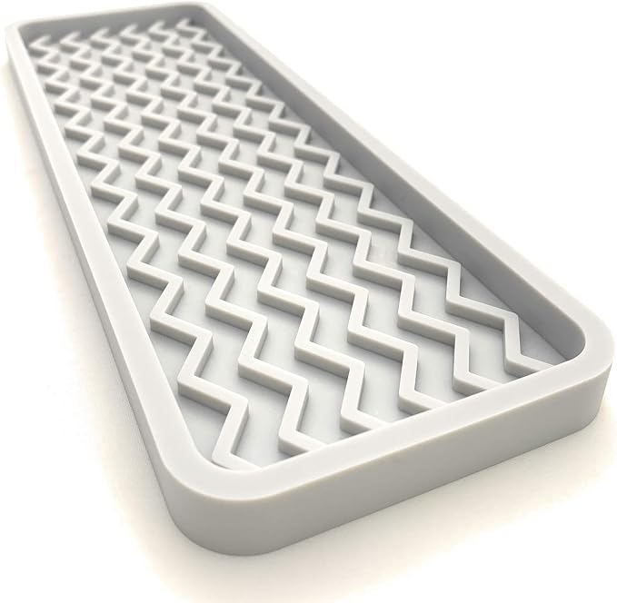 Happitasa Silicone Kitchen Sink Organizer Tray, Sponge Holder and Countertop by Happitasa