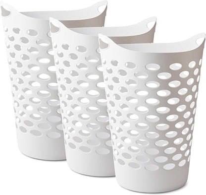2.2 BUSHEL Flexible Laundry Basket, Tall plastic hamper by Unknown