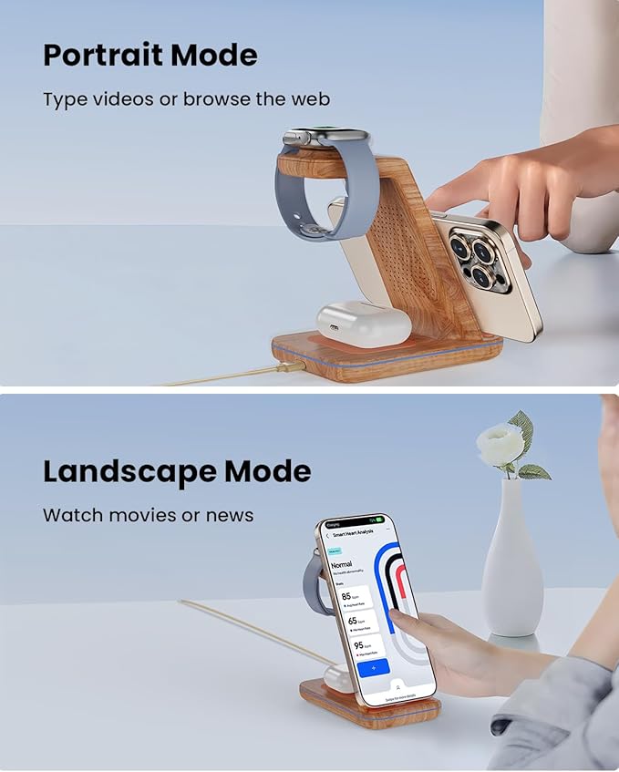 3 in 1 Wireless Charging, Wireless Charger Stand - Image 3