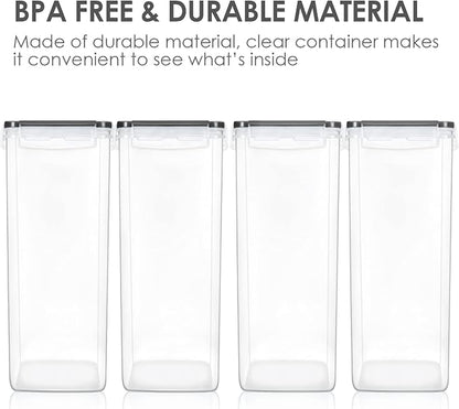 Vtopmart Extra Large Tall Airtight Food Storage Containers, 4 Pieces 5.9qt/6.5L - Image 4