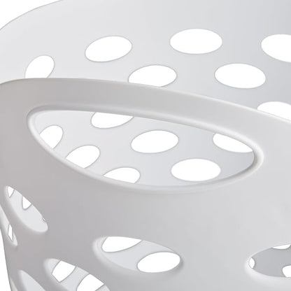 3 Pack Round Plastic Laundry Hamper - Image 8