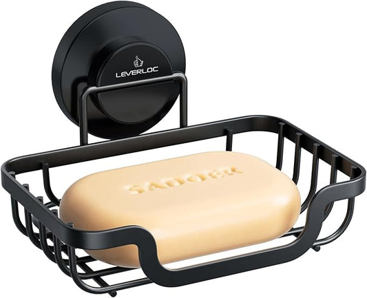 LEVERLOC Soap Dish, Soap Bar Holder by LEVERLOC