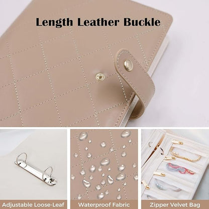 Travel Jewelry Organizer Case ， Portable Jewelry Organizers Storage Book - Image 5