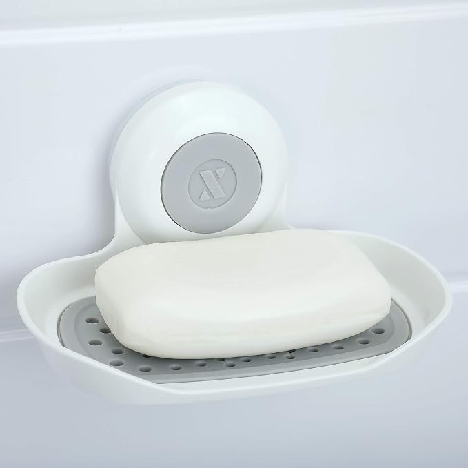 SlipX Solutions Strong Hold Soap Saver, Suction Cup Soap Holder by SlipXSolutions