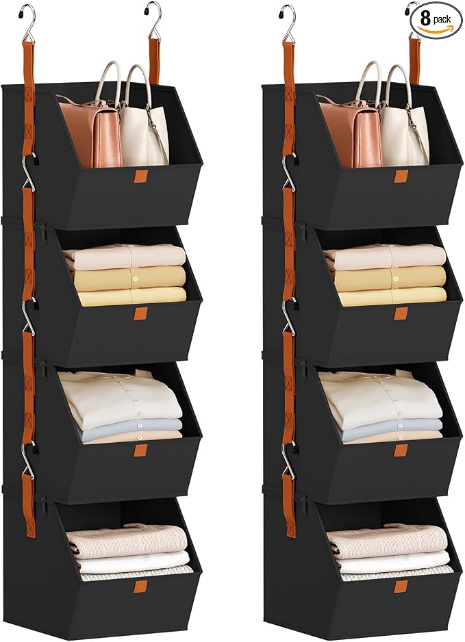 Hanging Closet Organizer 4 Tier by Homsorout