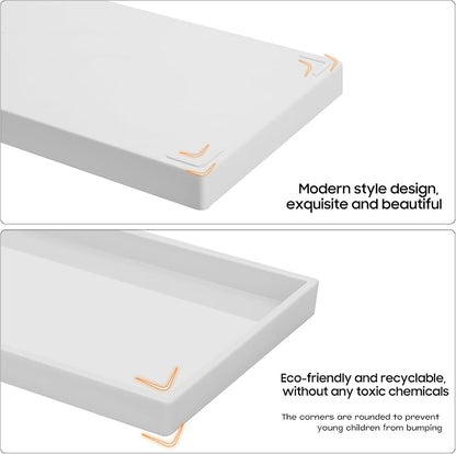Vanity and Bathroom Tray, Waterproof Vanity Tray - Image 6