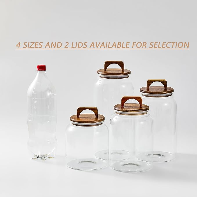 Sweejar Large Glass Candy Jar - Image 3