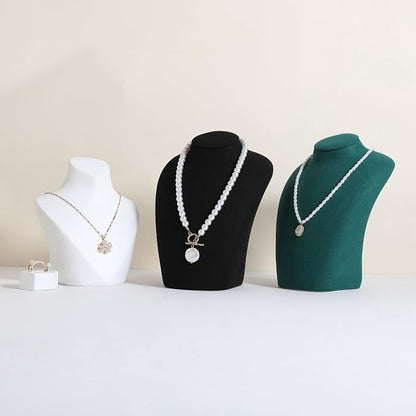 GemeShou Black necklace hanger jewelry organizer, Velvet jewelry stand necklace - Image 4