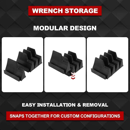 Makerfire 40PCS Magnetic Wrench Organizer - Image 5