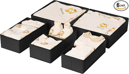 DIMJ Drawer Organizer Clothes 6 Pack by DiMJ